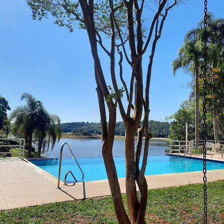 Chacara Em Condominio A Beira Da Represa Para Locacao Familiar Ibiúna Exterior foto
