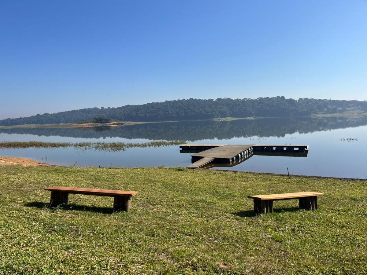 Chacara Em Condominio A Beira Da Represa Para Locacao Familiar Ibiúna Exterior foto
